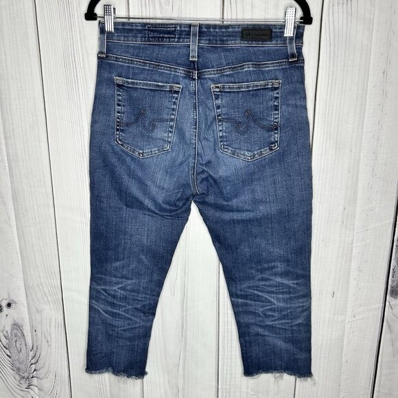 ADRIANO GOLDSCHMIED Farrah Ankle High Rise Skinny Jean AG-ED Denim Blue Size 29R - Picture 7 of 10